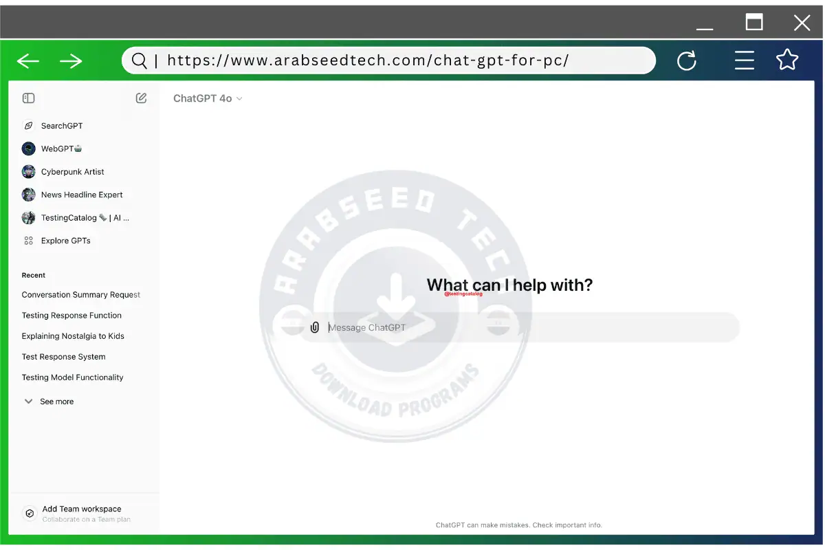 تحميل Chat GPT